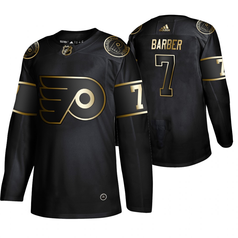 Flyers Bill Barber Men's Authentic 2019 NHL Golden Edition Jersey