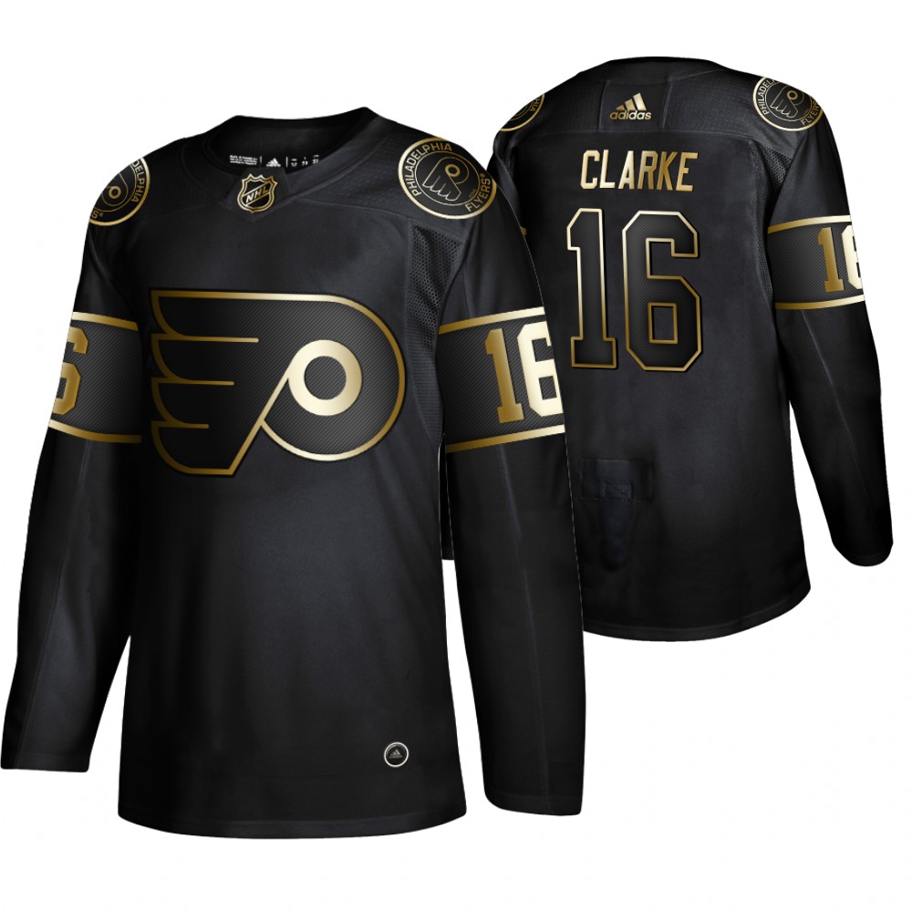 Flyers Bobby Clarke Men's Authentic 2019 NHL Golden Edition Jersey