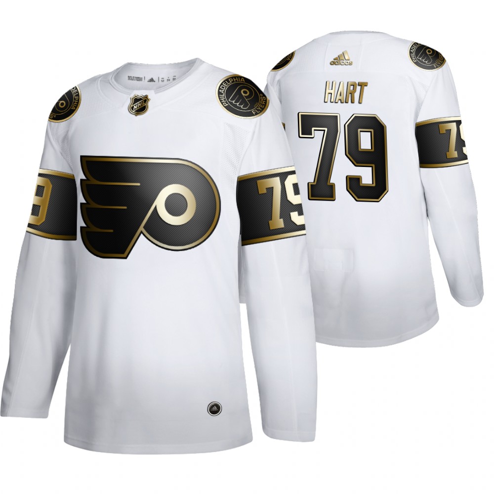 Flyers Carter Hart Men's Authentic NHL Golden Edition Jersey