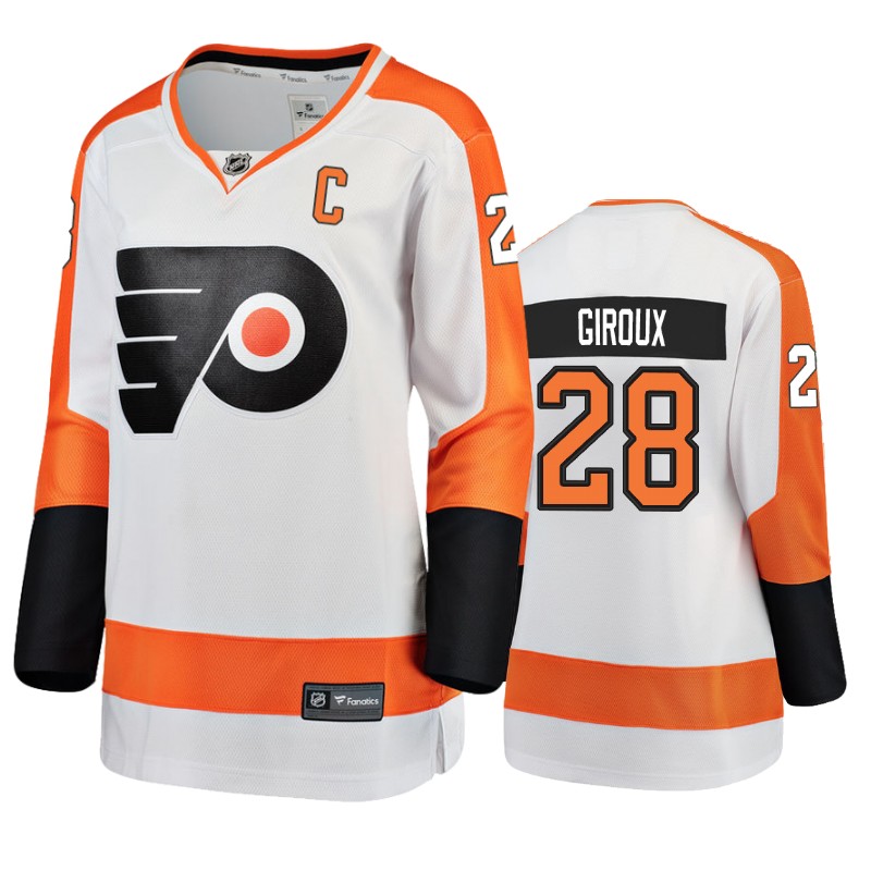 Flyers Claude Giroux White Breakaway Fanatics Branded Jersey