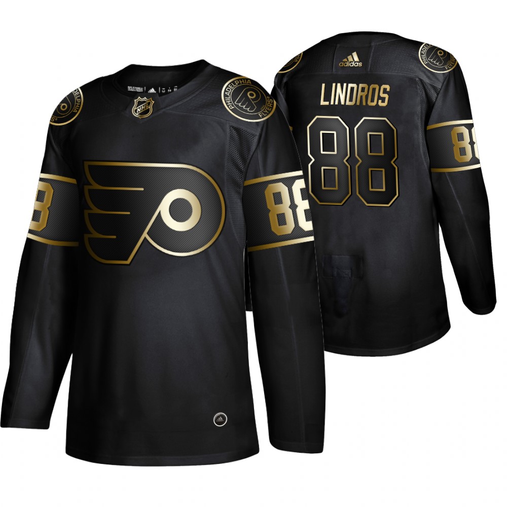Flyers Eric Lindros Men's Authentic 2019 NHL Golden Edition Jersey