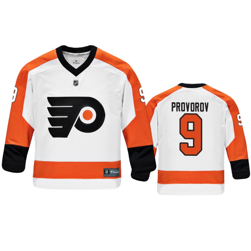 Flyers Ivan Provorov Black Replica Player Fanatics Branded Jersey