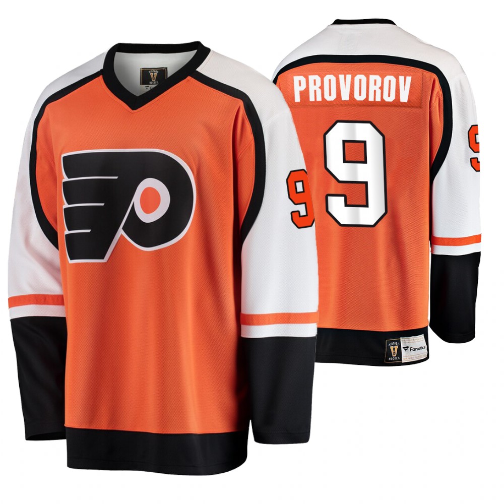 Flyers Ivan Provorov Orange Breakaway Player Premier Jersey