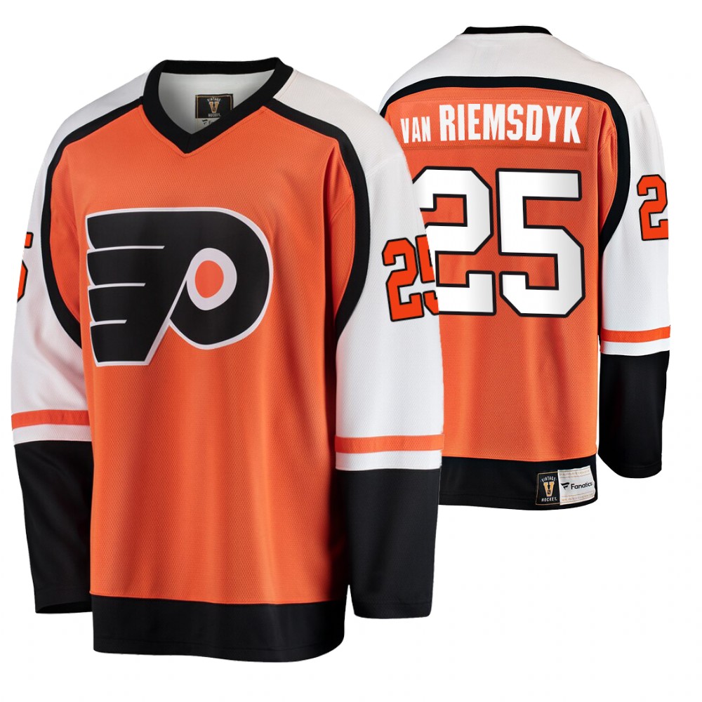 Flyers James van Riemsdyk Orange Breakaway Player Premier Jersey