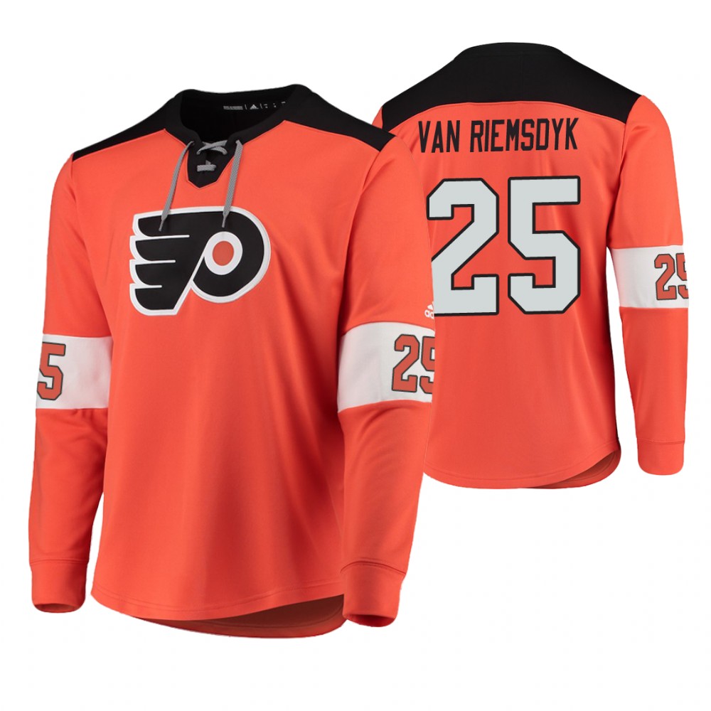 Flyers James van Riemsdyk Orange Platinum Jersey