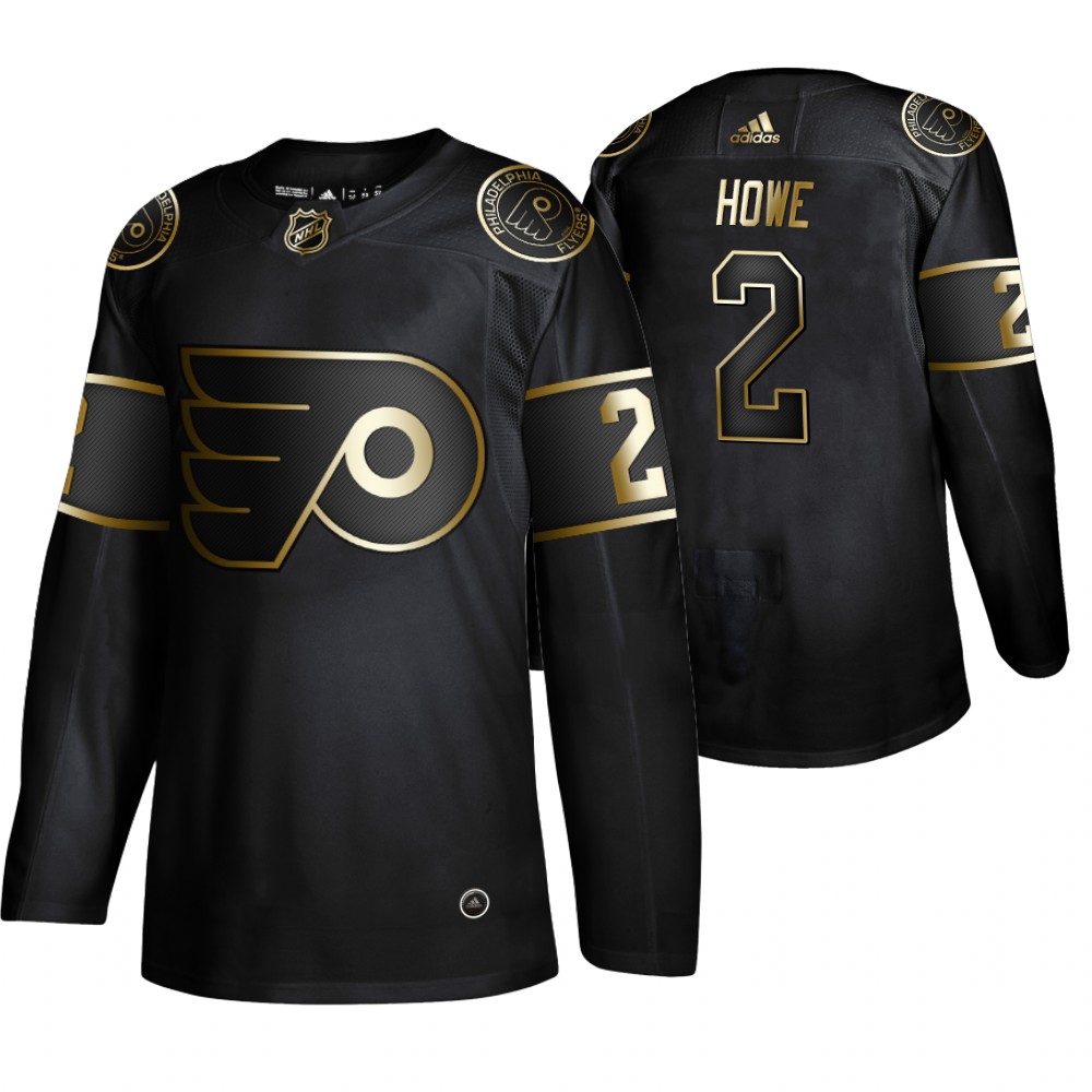 Flyers Mark Howe Men's Authentic 2019 NHL Golden Edition Jersey