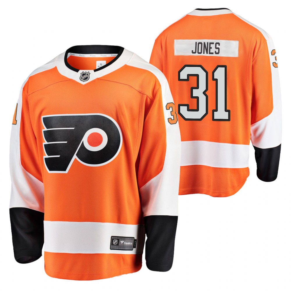 Flyers Martin Jones Jersey Home Orange Player Men