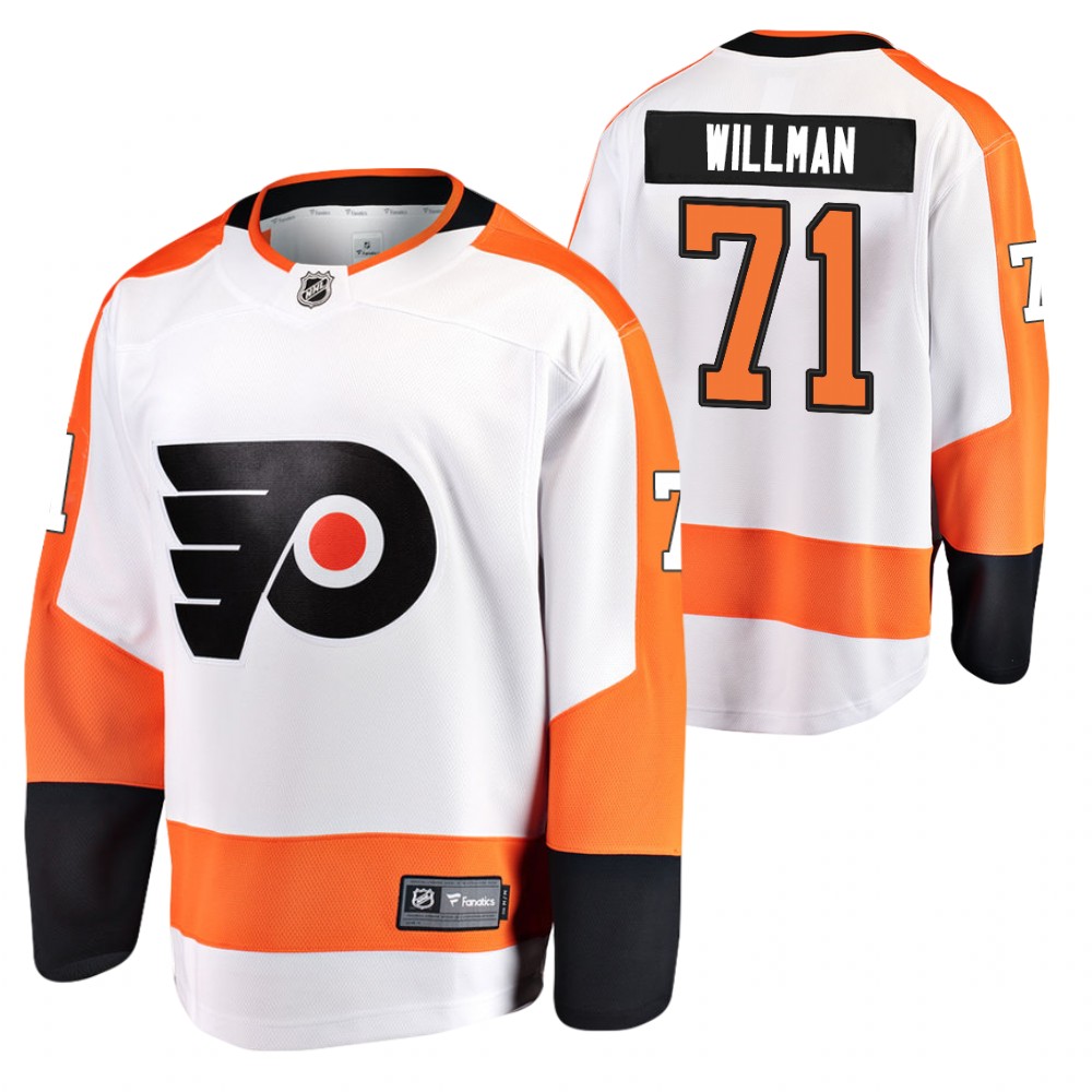 Flyers Max Willman Jersey Away White Player Men