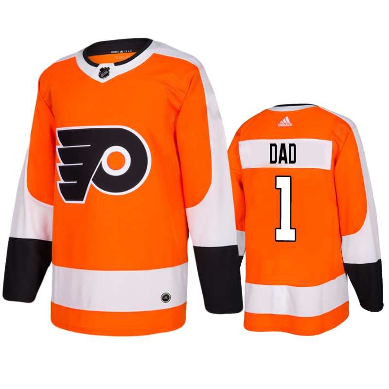Flyers Orange Number 1 Dad Father's Day Jersey