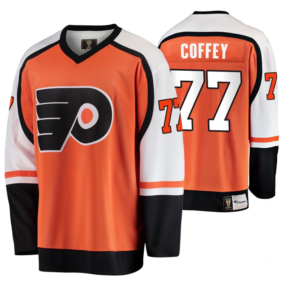 Flyers Paul Coffey Orange Premier Breakaway Retired Player Jersey