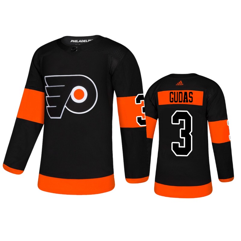 Flyers Radko Gudas Black Authentic Alternate Jersey