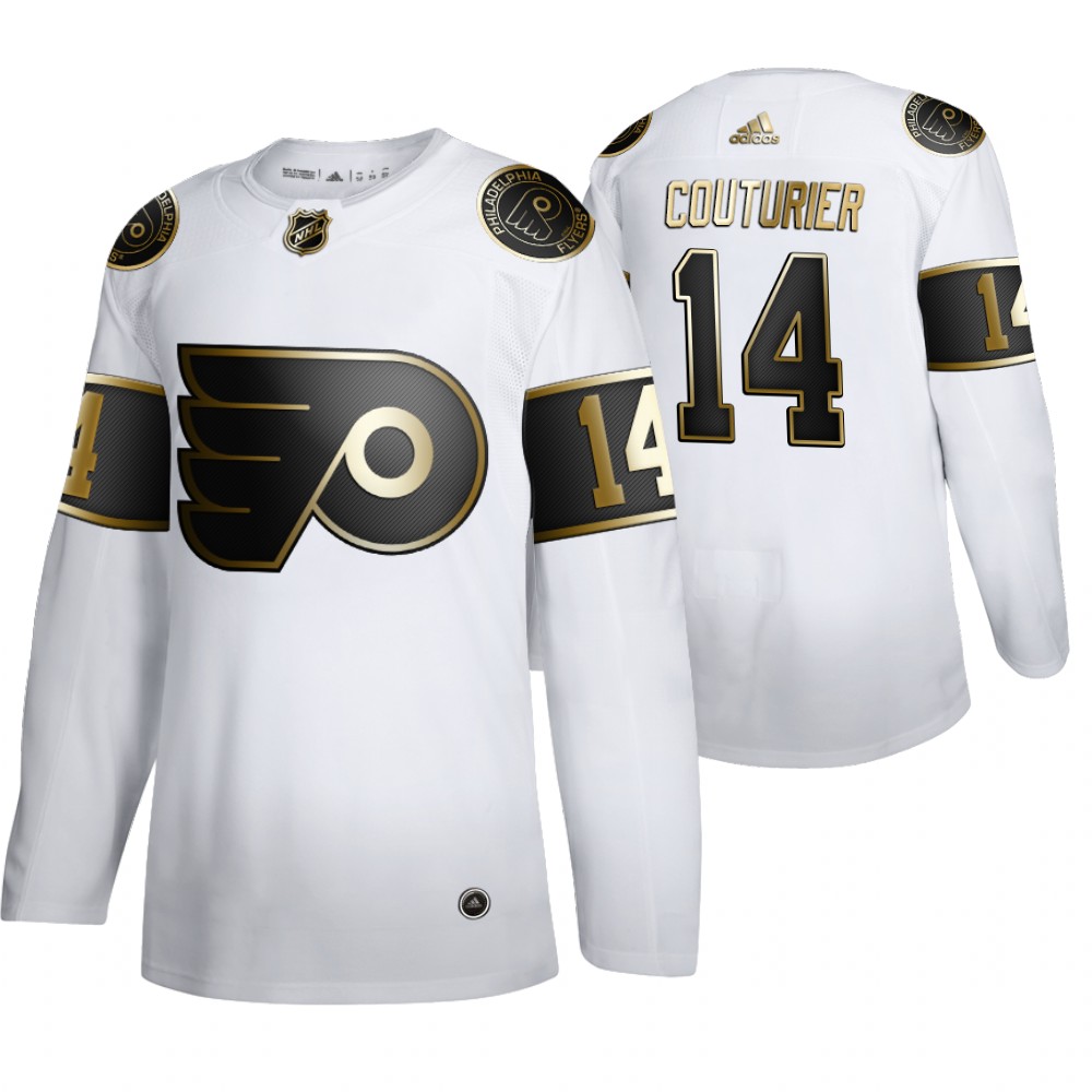 Flyers Sean Couturier Men's Authentic NHL Golden Edition Jersey