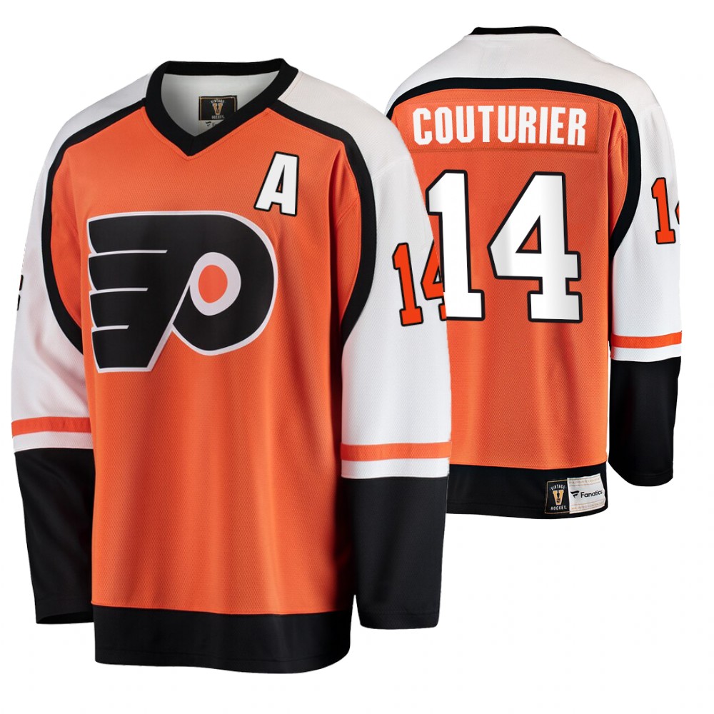Flyers Sean Couturier Orange Breakaway Player Premier Jersey