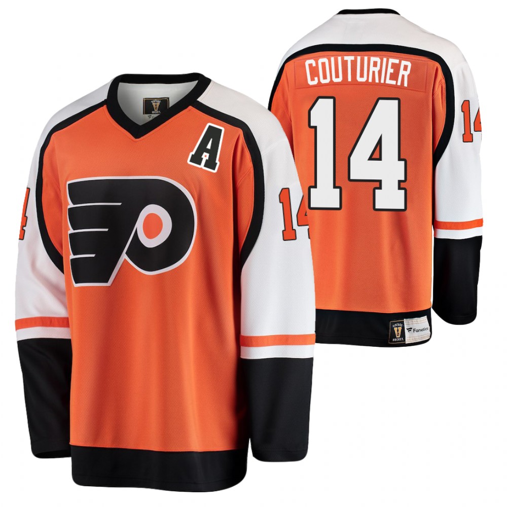 Flyers Sean Couturier Orange Premier Player Heritage Jersey