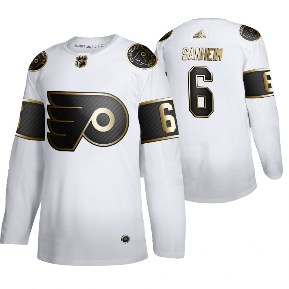 Flyers Travis Sanheim Men's Authentic NHL Golden Edition Jersey