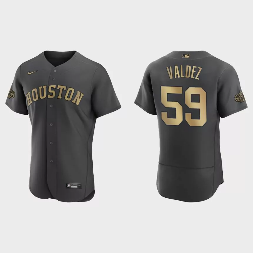 Framber Valdez Houston Astros 2022 MLB All-Star Game Authentic Jersey – Charcoal