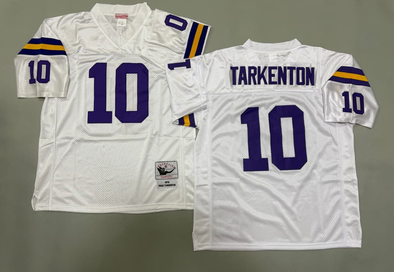 Fran Tarkenton #10 Minnesota Vikings  NFL Jersey