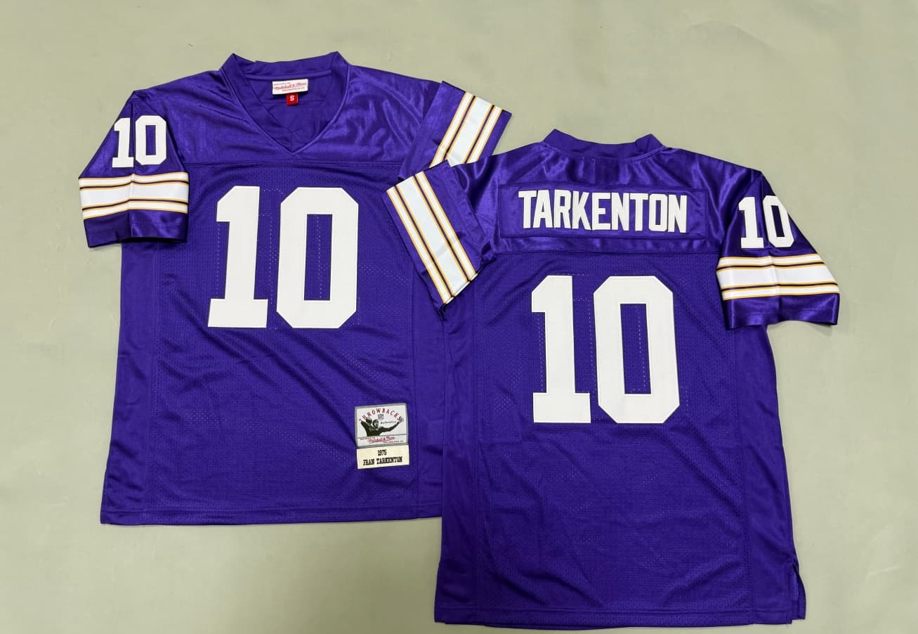 Fran Tarkenton #10 Minnesota Vikings NFL Jersey