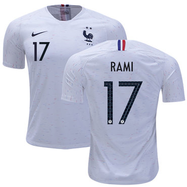 France #17 Rami Away Soccer Country Jersey