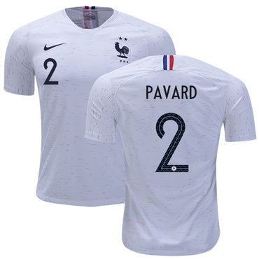 France #2 Pavard Away Soccer Country Jersey