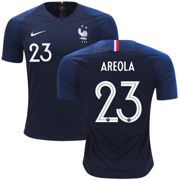 France #23 Areola Home Soccer Country Jersey
