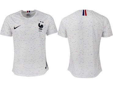 France Blank Away Soccer Country Jersey