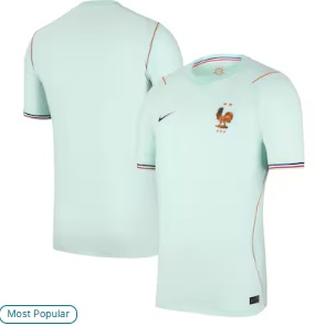 France National Team Nike 2026 Away Stadium Replica Jersey - Green