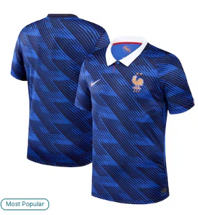 France National Team Nike 2026 Home Stadium Replica Jersey - Blue