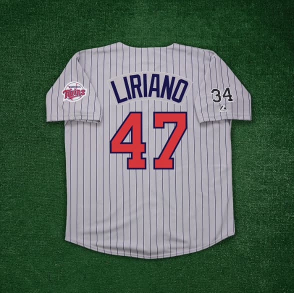 Francisco Liriano 2006 Minnesota Twins Cooperstown Men's Grey Road Jersey