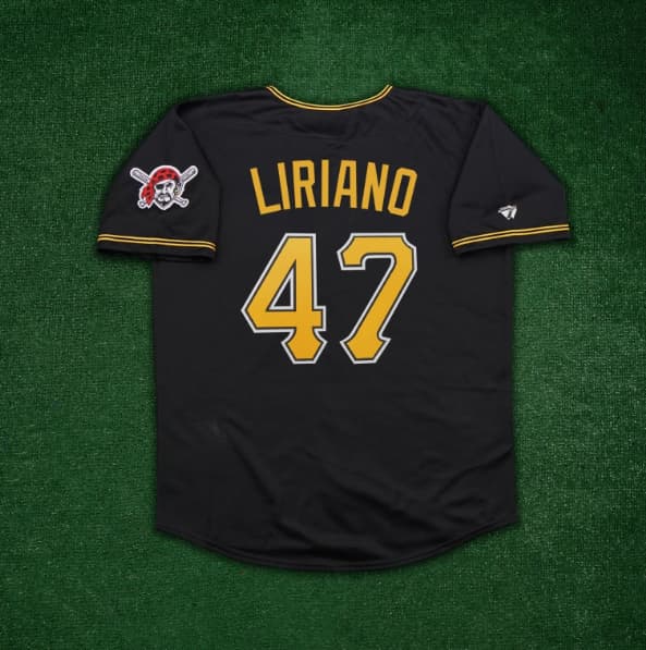 Francisco Liriano Pittsburgh Pirates Men's Alternate Black Jersey