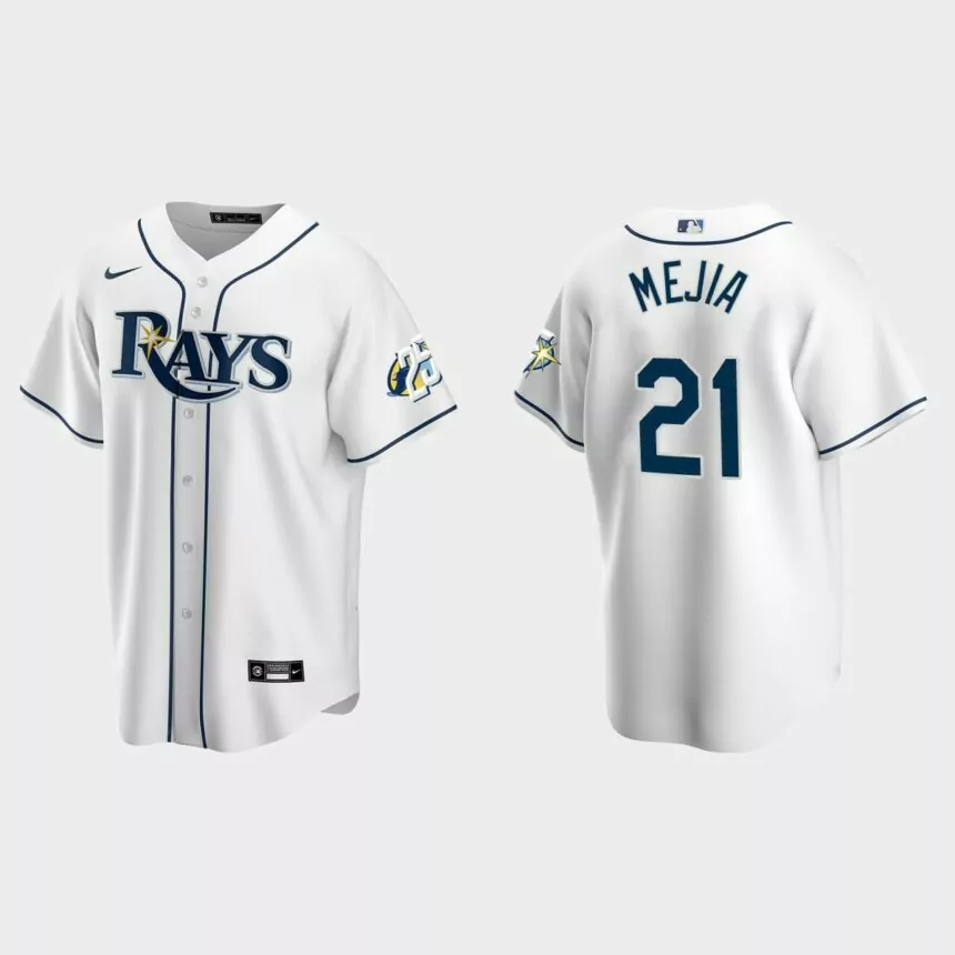 Francisco Mejia Tampa Bay Rays 25th Anniversary Replica Jersey – White