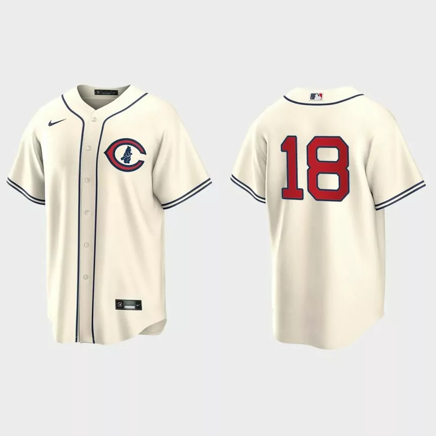 Frank Schwindel Chicago Cubs 2022 Field of Dreams Replica Jersey – Cream