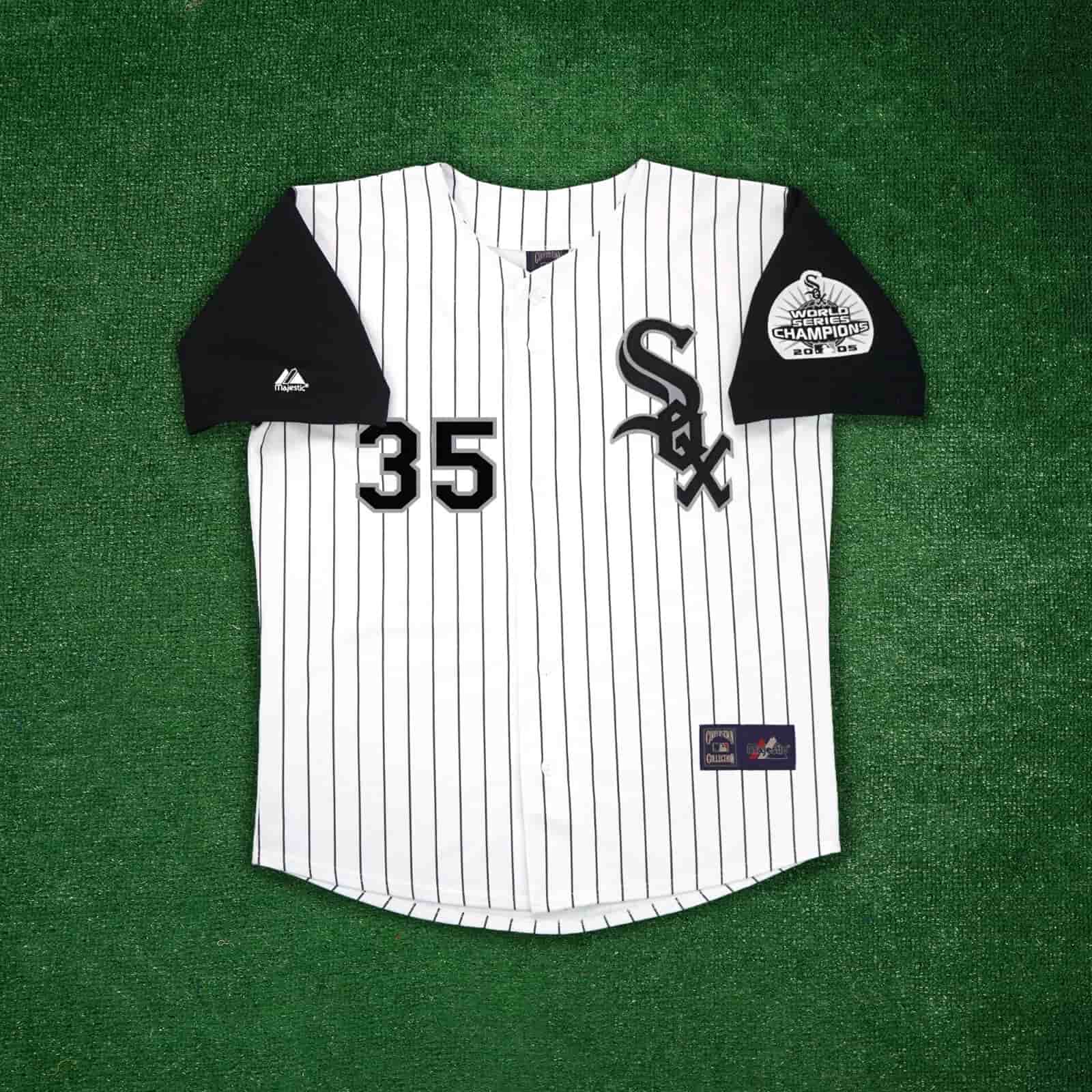 Frank Thomas Chicago White Sox 2005 World Series Alt Black Men's Jersey