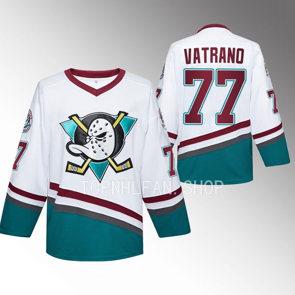 Frank Vatrano Ducks Mighty Ducks Jersey White Hockey