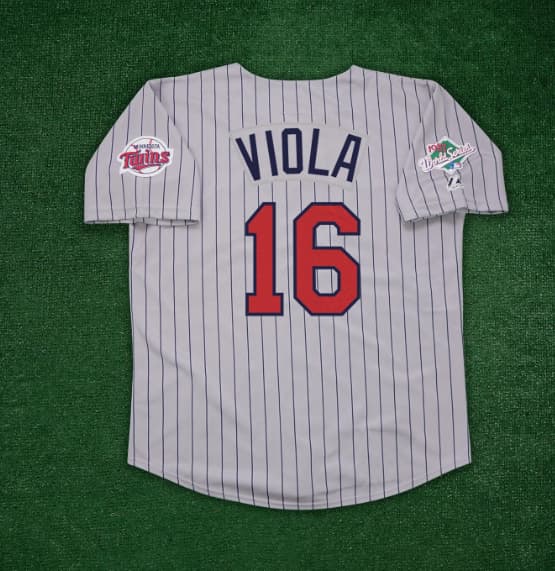 Frank Viola 1987 Minnesota Twins World Series Cooperstown Men's Road Jersey