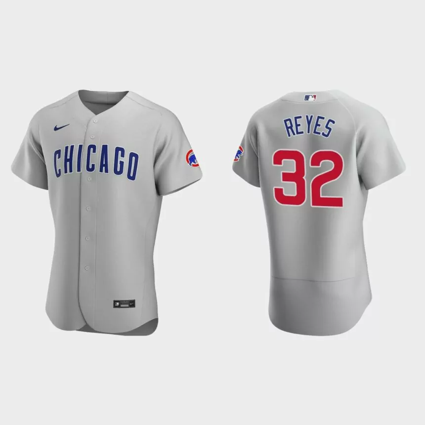 Franmil Reyes Chicago Cubs Authentic Road Jersey – Gray