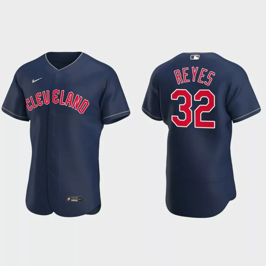 Franmil Reyes Cleveland Guardians 2022 Authentic Alternate Jersey – Navy