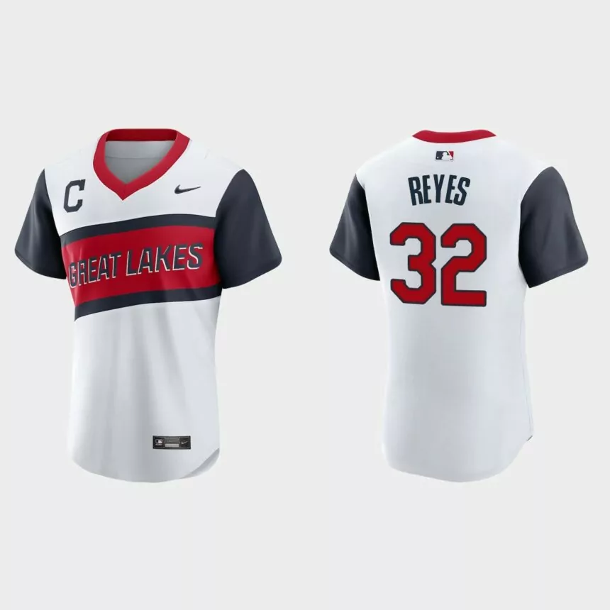 Franmil Reyes Cleveland Indians 2021 Little League Classic Home Authentic Jersey – White