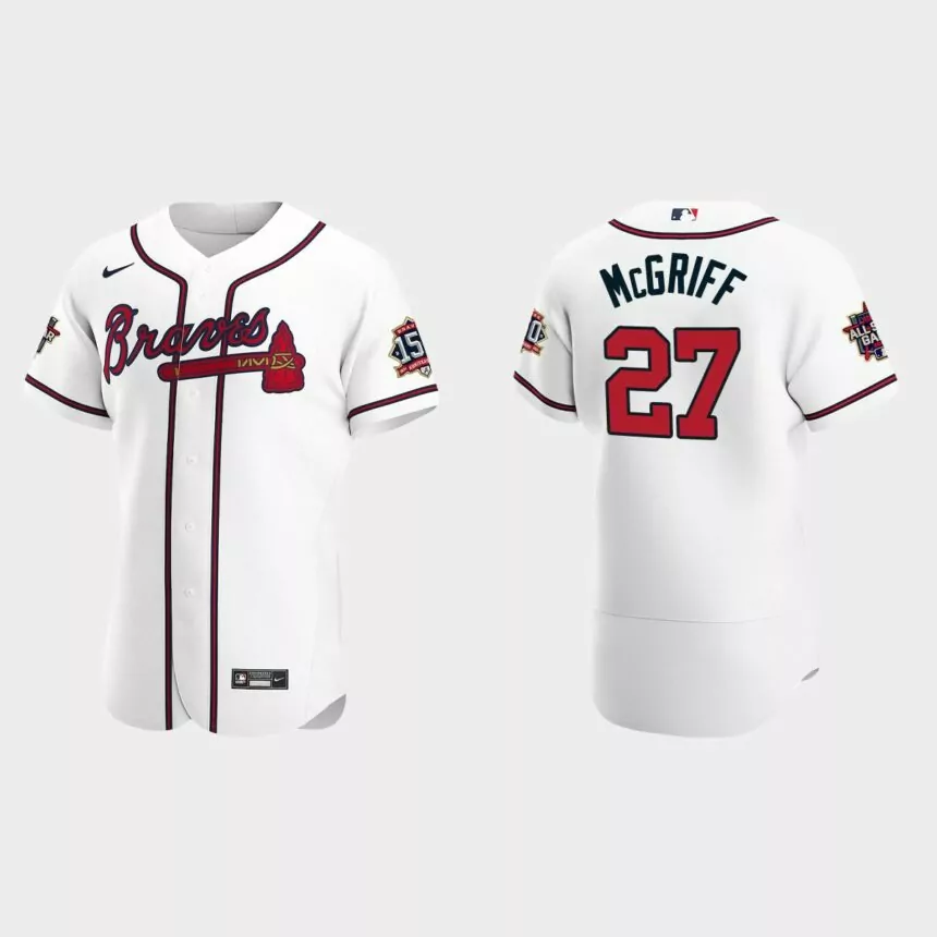 Fred McGriff #27 Atlanta Braves 2021 MLB All-Star Game Authentic Jersey – White