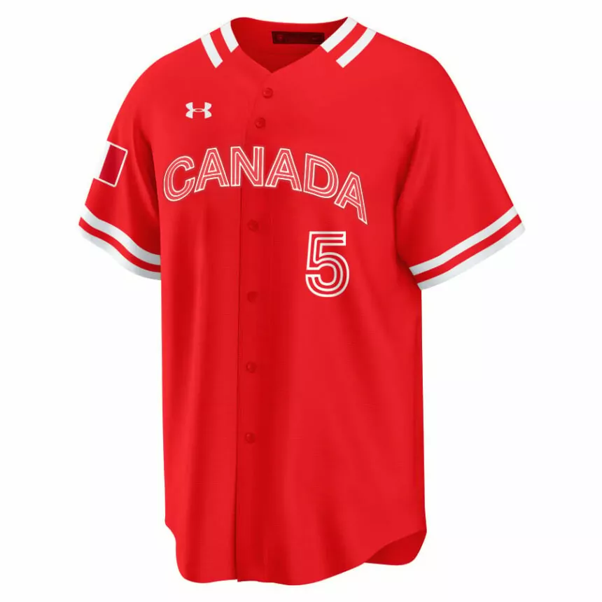Freddie Freeman 5 Canada 2023 World Baseball Classic Jersey – Red