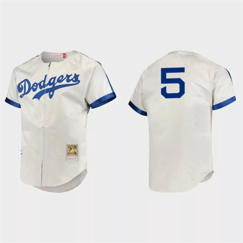 Freddie Freeman Brooklyn Dodgers Cooperstown Authentic Jersey – Gray.jpg