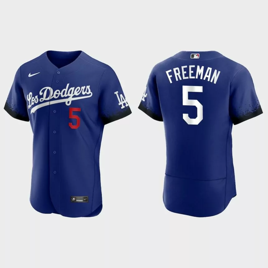 Freddie Freeman Los Angeles Dodgers 2021 City Connect Authentic Jersey – Royal