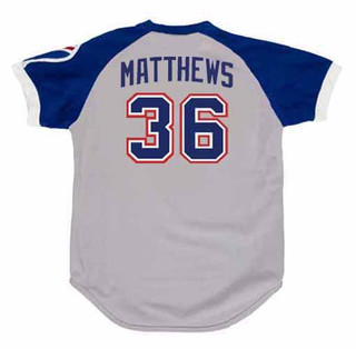 GARY MATTHEWS Atlanta Braves 1979 Away Majestic Throwback Baseball Jersey