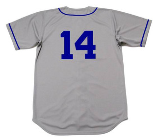 GIL HODGES Brooklyn Dodgers 1955 Majestic Throwback Away Baseball Jersey