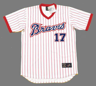 GLENN HUBBARD Atlanta Braves 1979 Majestic Cooperstown Throwback Baseball Jersey