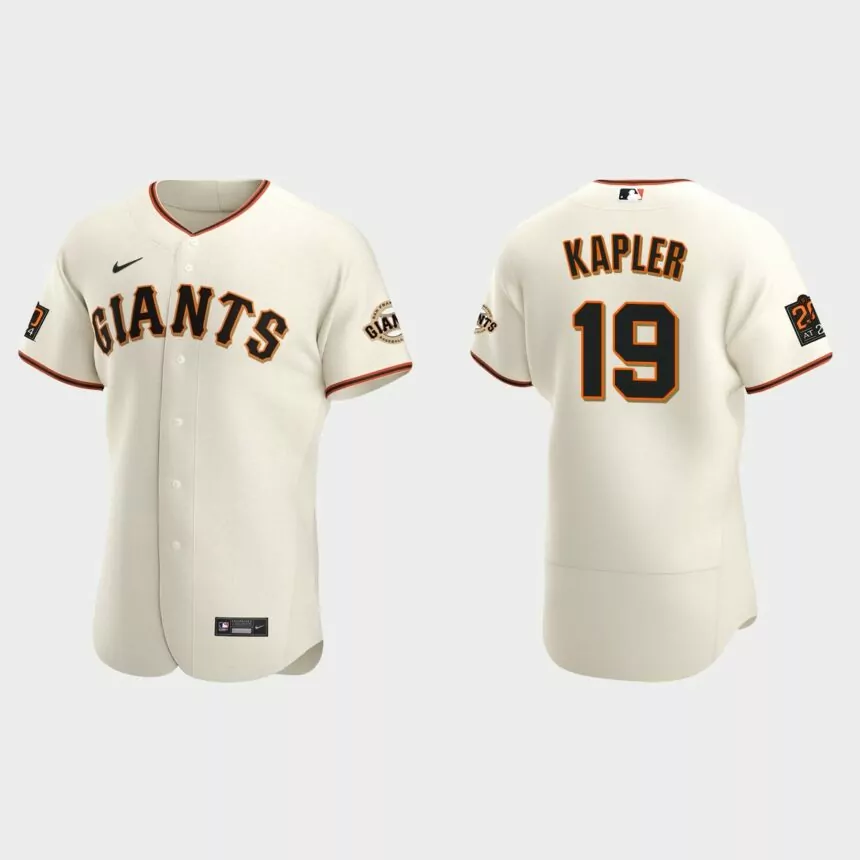 Gabe Kapler San Francisco Giants Authentic Home Jersey – Cream