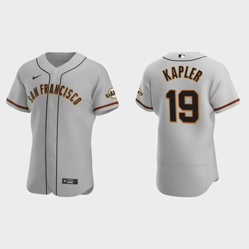 Gabe Kapler San Francisco Giants Authentic Road Jersey – Gray