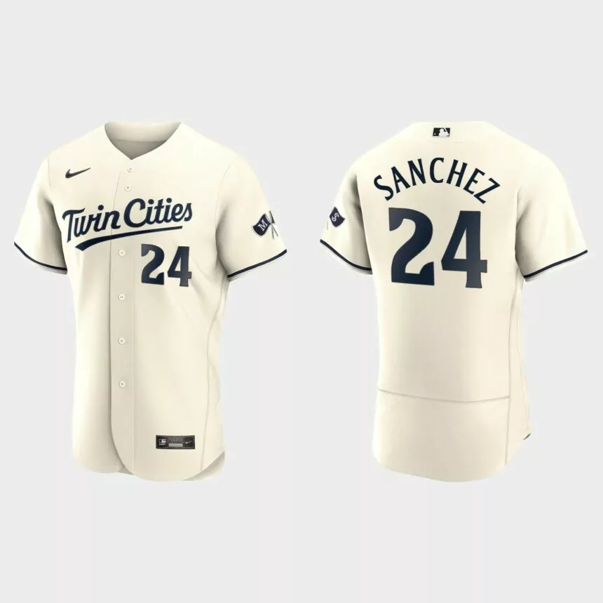 Gary Sanchez Minnesota Twins 2023 Authentic Jersey – Cream