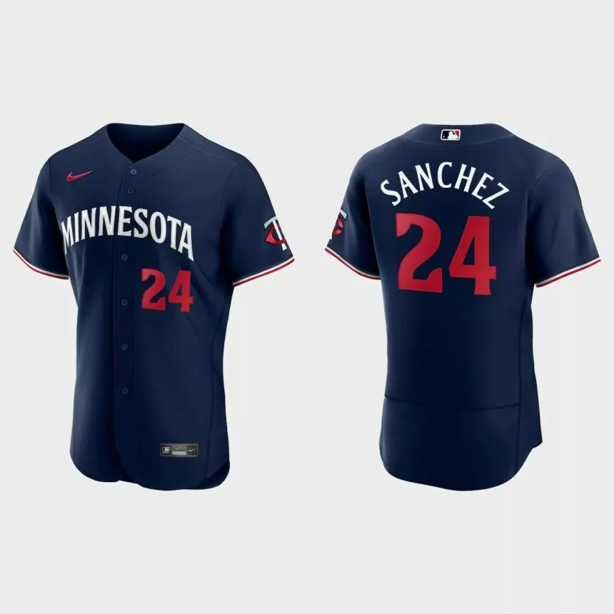Gary Sanchez Minnesota Twins 2023 Authentic Jersey – Navy