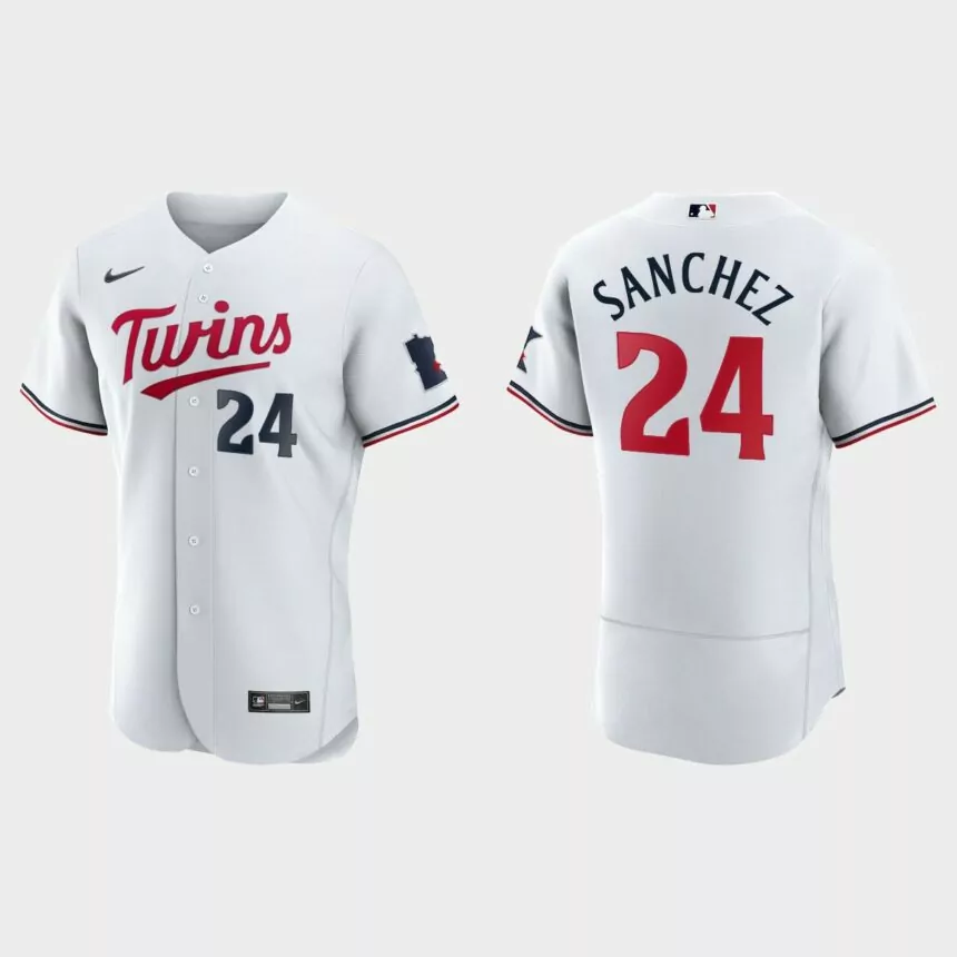 Gary Sanchez Minnesota Twins 2023 Authentic Jersey – White